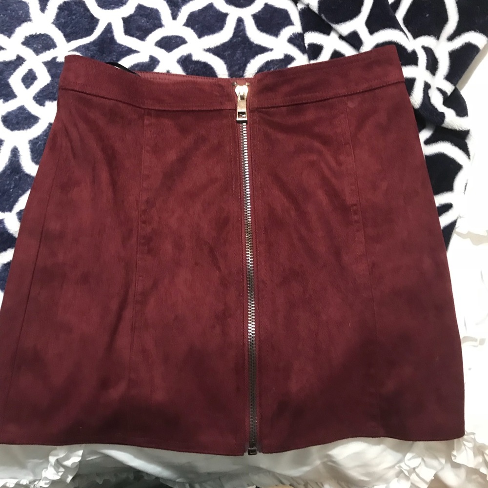 Zip up skirt